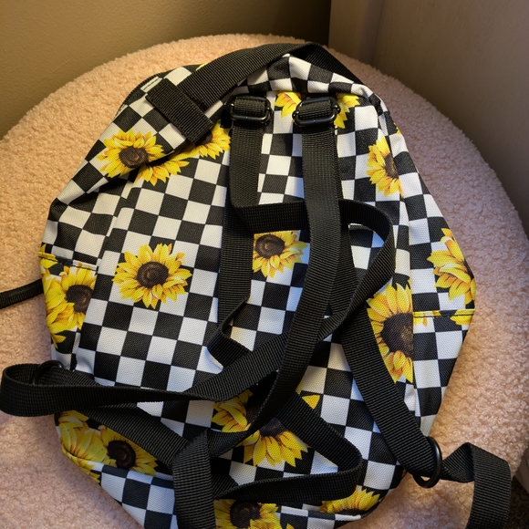 Vans Sunflower Checkered Backpack - Picture 2 of 5